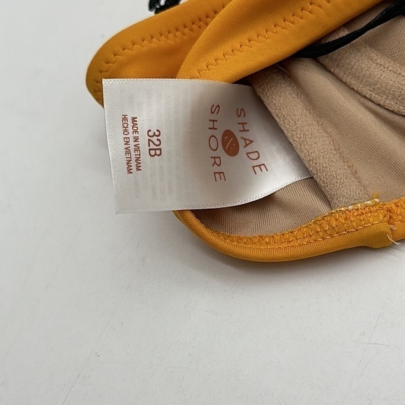 Women's Size 32B Bikini Top Shade & Shore CLOSE OUT Orange CLEAN Braid - Picture 3 of 3